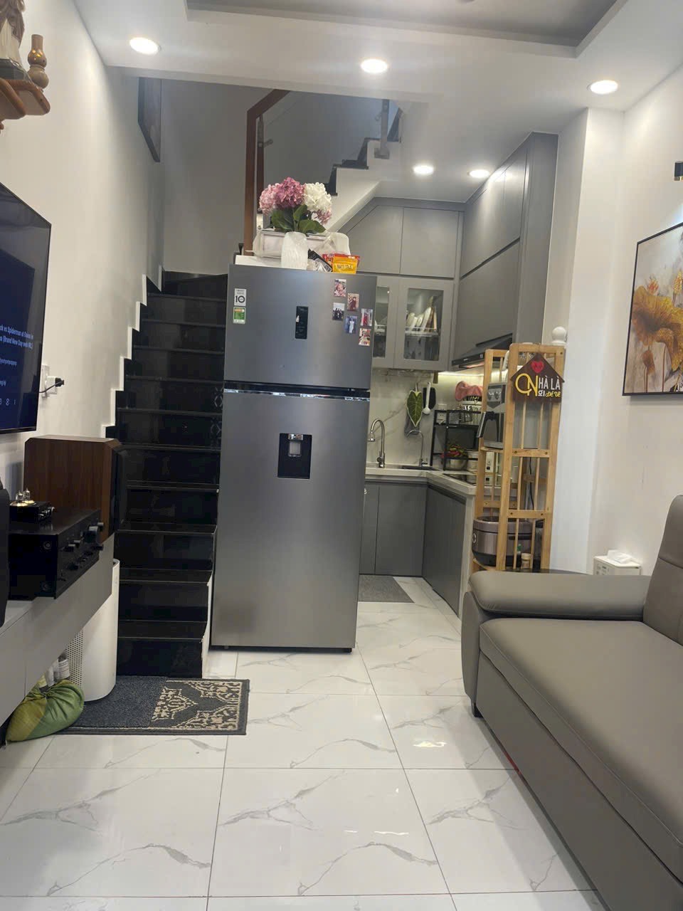 Cho Thuê Nhà Hẻm Huỳnh Tấn Phát Quận 7 – Kết Cấu 3 Tầng